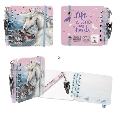 Miss Melody Mini Notesz Tollal, 3.