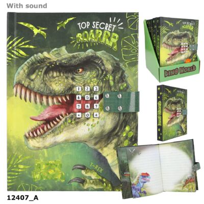 Dino World Titkos Napló Kóddal és Hanggal