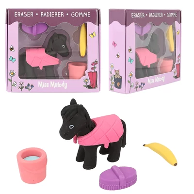 Miss Melody Radírszett, Fekete lovas