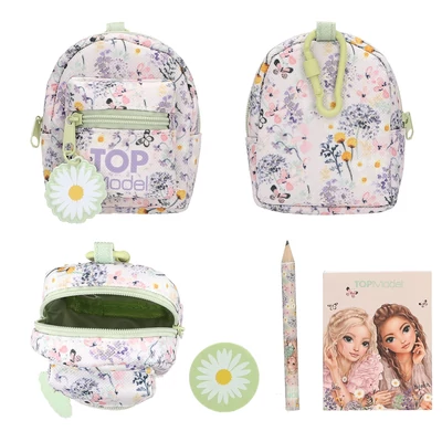 TOPModel Hátiszákos Kulcstartó Írószerrel, Lila