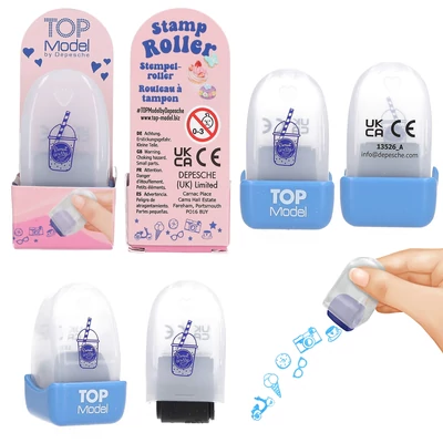 TOPModel Bélyegzőhenger, Kék Pohár