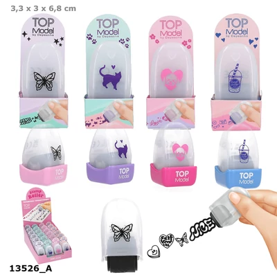 TOPModel Bélyegzőhenger, Világos rózsaszín pillangó