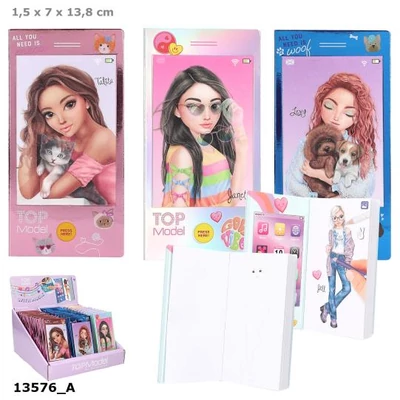 TOPModel Zenélő Mini Ruhatervező, Kék