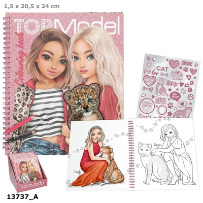 TOPModel Színezőkönyv LEOHEART