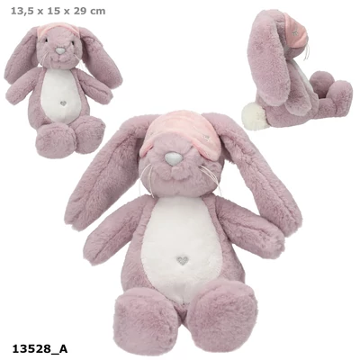 Princess Mimi Plüss Nyuszi Lila Alvómaszkkal