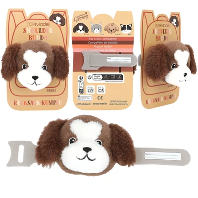 TOPModel Válltáska Plüss Dísz, Barna Foltos Kutya