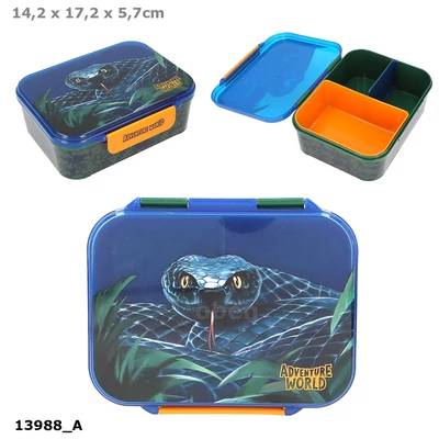 Adventure World Uzsonnás doboz Kígyó