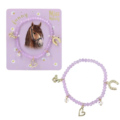 Miss Melody Gyöngyös Karkötő, Lila