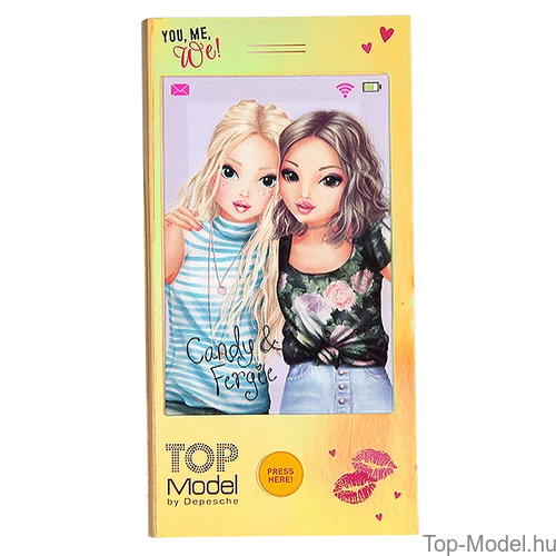 Kép 5/5 - TOPModel mini ruhatervező könyv zenével
