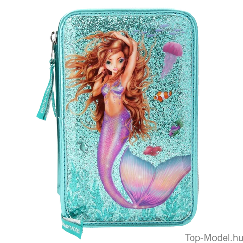 Kép 2/5 - Fantasy Model 3 emeletes Töltött Tolltartó MERMAID