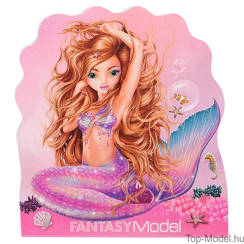 Kép 4/6 - Fantasy Model notesz MERMAID, kéksellő