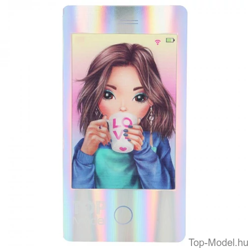 Kép 3/7 - TopModel Mobil alakú notesz 3D-s előlappal, barna sapkás lány 