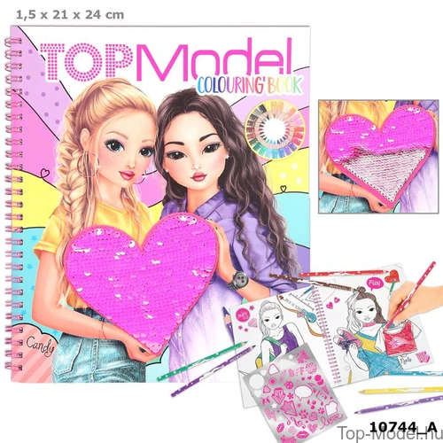 Kép 1/7 - TOPModel színezőkönyv