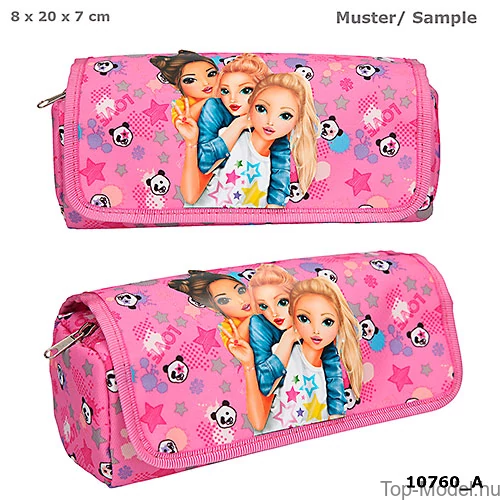 Kép 2/5 - TOPModel kihajtható hengertolltartó PANDA PINK