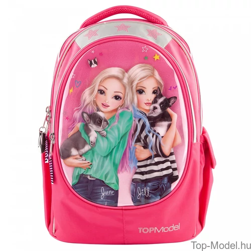 Kép 2/4 - TOPModel ergonomikus iskolatáska Friends Pink