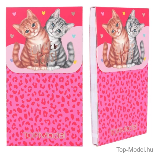 Kép 3/8 - TOPModel Mágneses Notesz, Kék Szőkelánnyal