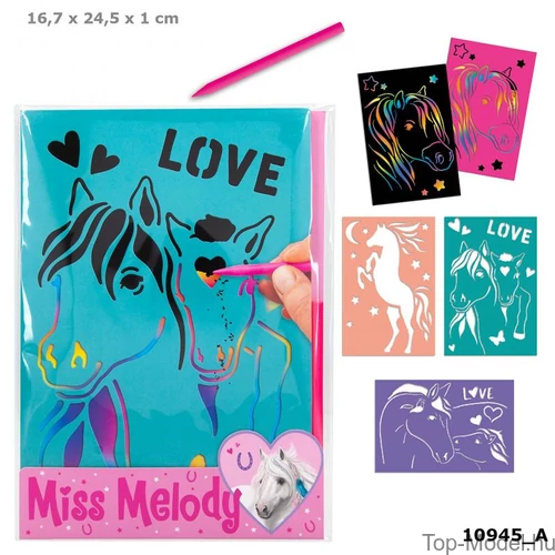 Kép 1/3 - Miss Melody Magic Kártya sablonnal