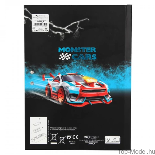 Kép 5/5 - Monster Cars titkos napló hanggal