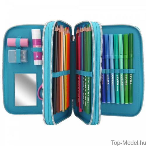 Kép 4/4 - Fantasy Model 3 emeletes töltött tolltartó MERMAID