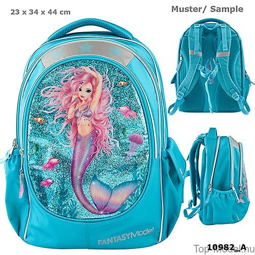 Kép 1/5 - Fantasy Model ergonómikus iskolatáska Mermaid
