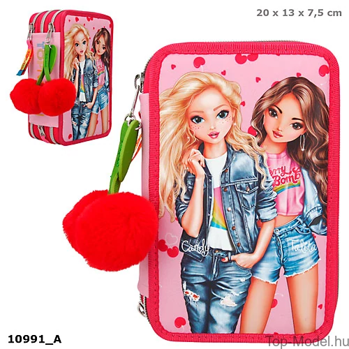 Kép 1/6 - TOPModel 3 emeletes töltött tolltartó CHERRY BOMB