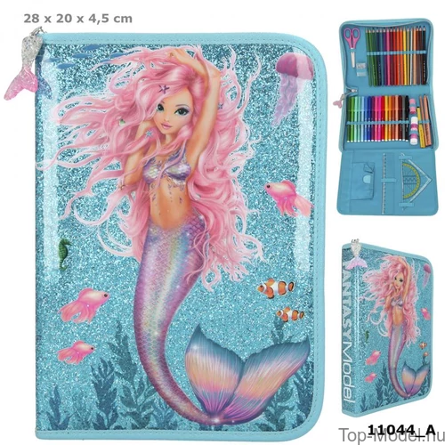 Kép 1/4 - Fantasy Model töltött tolltartó A/4 MERMAID
