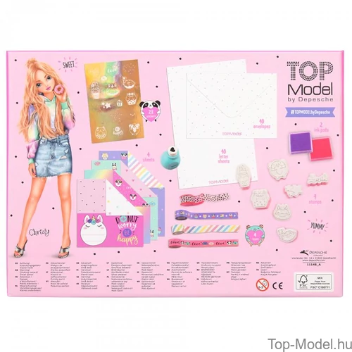 Kép 6/6 - TOPModel szerelmes levél szett CANDY CAKE