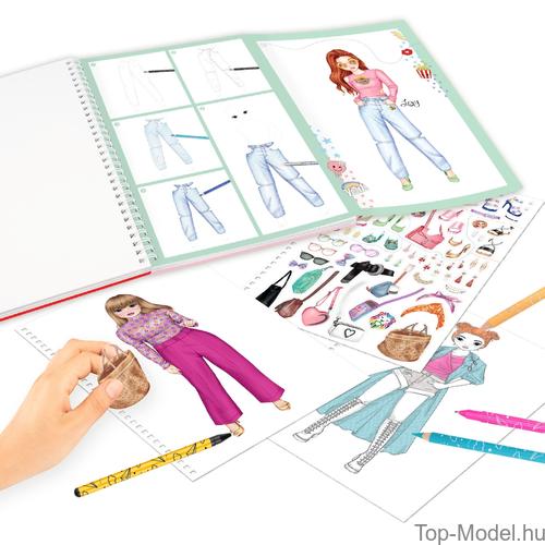 Kép 6/7 - TOPModel Ruhatervező Írószerrel