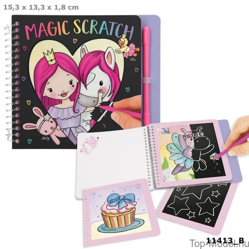 Kép 1/3 - Princess Mimi Mágikus Kaparós Tervező Mini