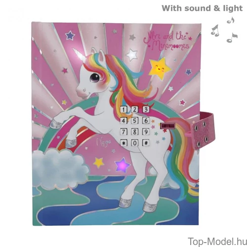 Kép 2/7 - Ylvi & Minimoomis számkódos, zenélő napló