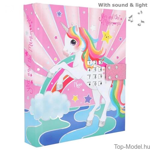 Kép 3/7 - Ylvi & Minimoomis számkódos, zenélő napló