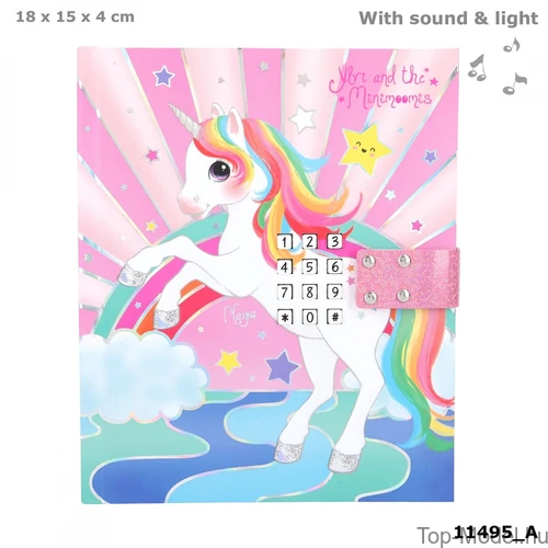 Kép 1/7 - Ylvi & Minimoomis számkódos, zenélő napló