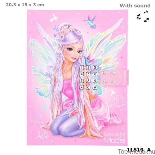 Kép 1/4 - FantasyModel Számkódos Titkos Napló