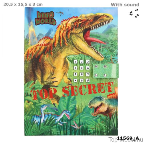 Kép 1/4 - Dino World Titkos Napló Hanggal