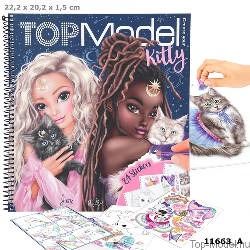Kép 1/6 - TOPModel Kifestőkönyv MOONLIGHT