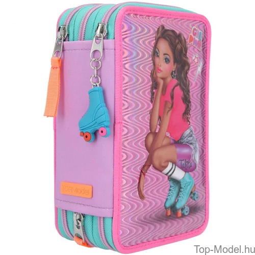 Kép 2/8 - TOPModel 3 Emeletes Töltött Tolltartó TINY DANCER