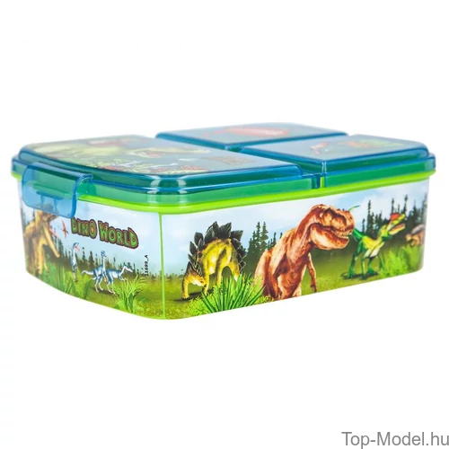 Kép 3/7 - Dino World Uzsonnásdoboz Zöld