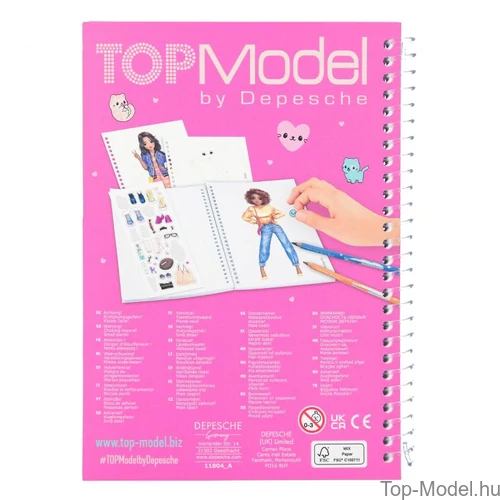 Kép 6/6 - TOPModel Zsebkifestő rózsaszíb