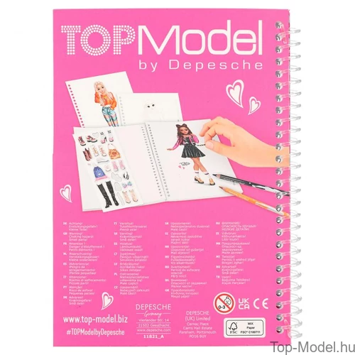 Kép 5/5 - TOPModel Zsebkifestő rózsaszín