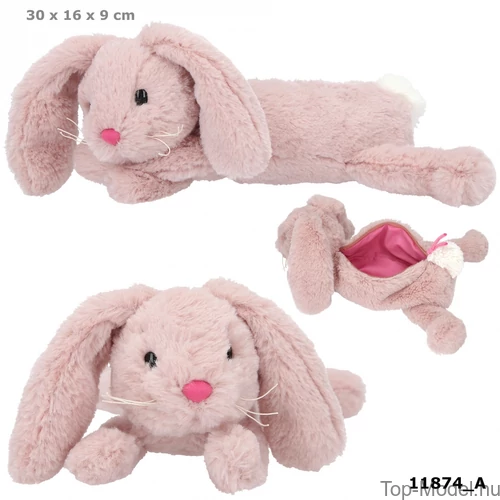 Kép 1/4 - Princess Mimi Plüss Hengertolltartó Bunny Fur