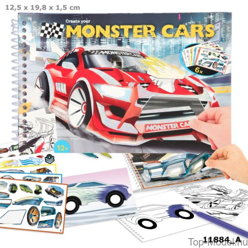 Kép 1/5 - Monster Cars Kreatív Autótervező