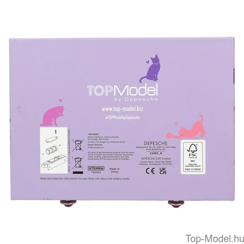 Kép 7/7 - TOPModel Számkódos Titkos Ékszerdoboz, Lila