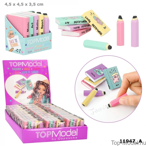 Kép 1/4 - TOPModel Radírszett 