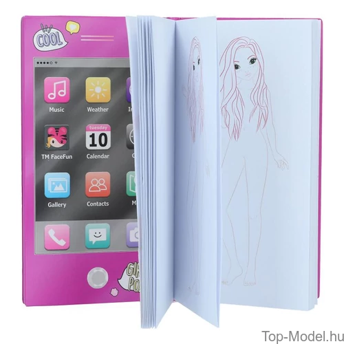 Kép 6/6 - TOPModel Mini Ruhatervező Zenével, pink