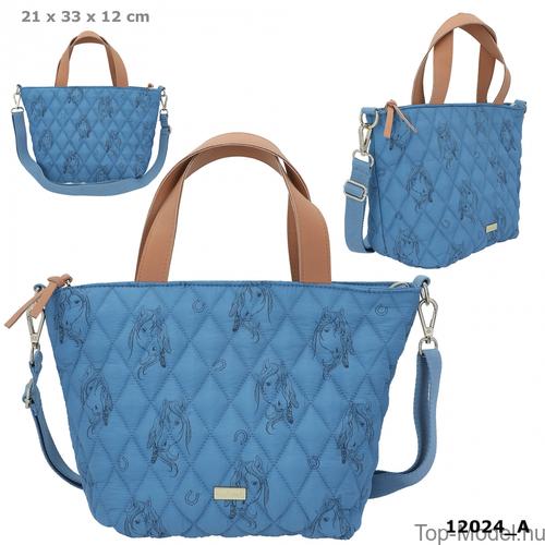 Kép 1/5 - Miss Melody Táska BLUE QUILT