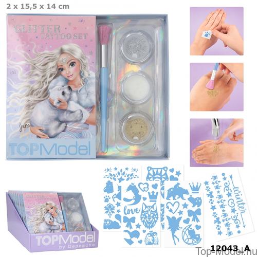 Kép 1/6 - TOPModel Csillámtetováló Készlet ICEWORLD