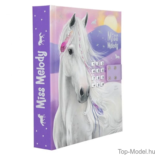 Kép 2/5 - Miss Melody Titkos Napló Számkóddal és Zenével, VIOLET DREAMS