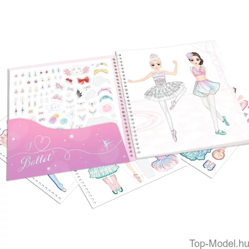 Kép 4/5 - TOPModel Dress Me Up Matricás Ruhatervező BALLET