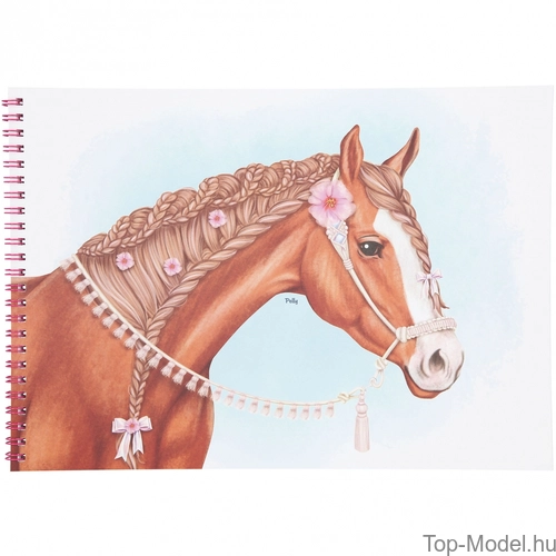 Kép 5/5 - Miss Melody Style Your Horses Kifestőkönyv