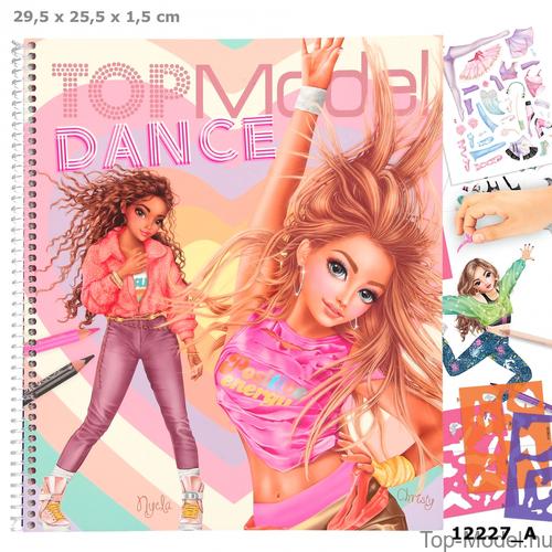 Kép 1/6 - TOPModel DANCE Ruhatervező Könyv 